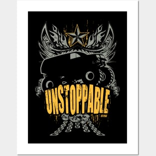 UNSTOPPABLE MONSTER TRUCK Posters and Art